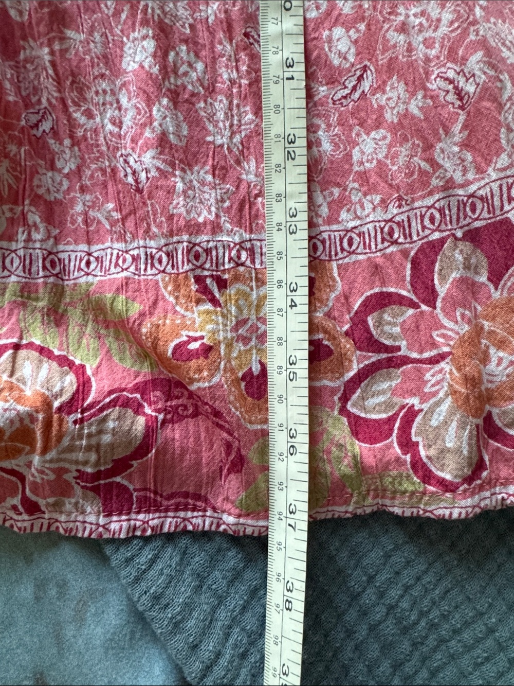 Women’s Pink Floral Wide-Leg Bottoms Pants - Picture 4 of 4